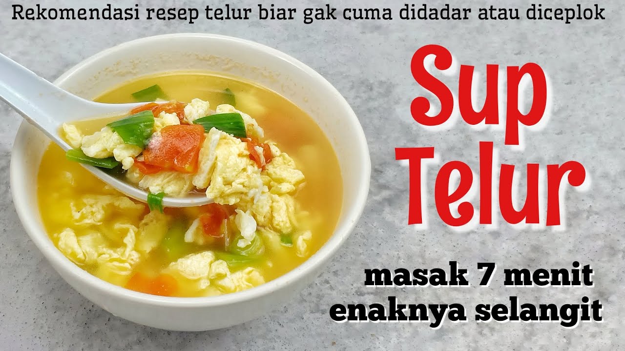 Sup Telur Kuah