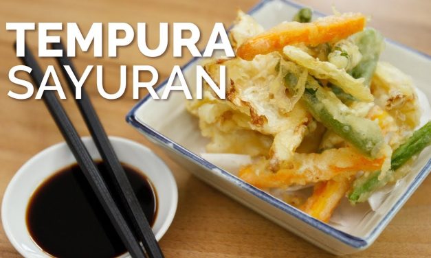 Resep Tempura Sayur Tanpa Pengawet, Siap Stok Di Rumah