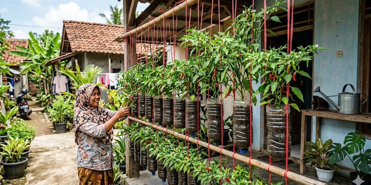 Tips Cabai Gantung Tetap Subur, Estetik, Dan Rajin Berbuah